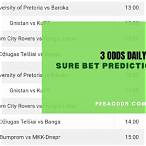 today most sure bet